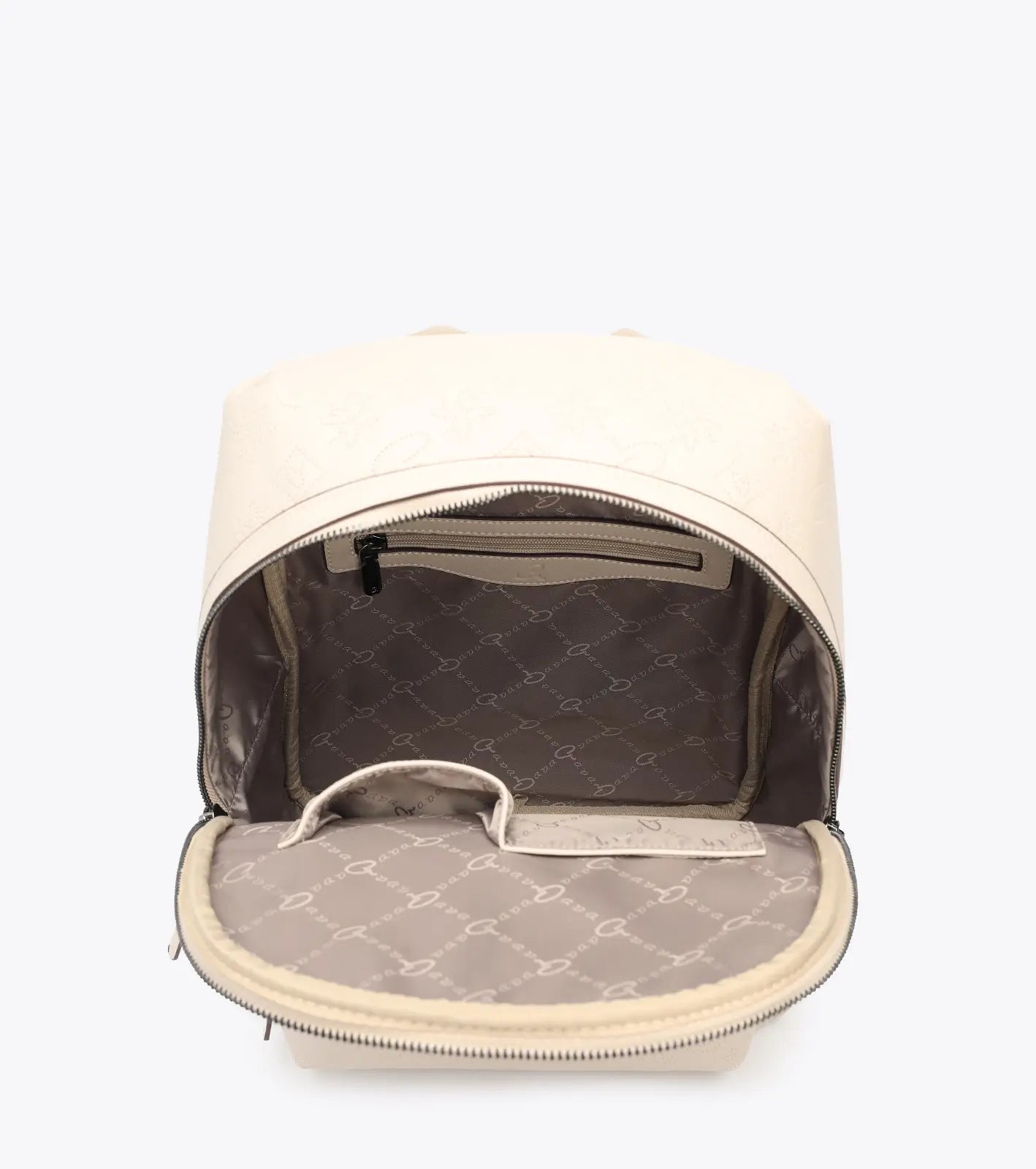 Zaino axel con tasca frontale beige
