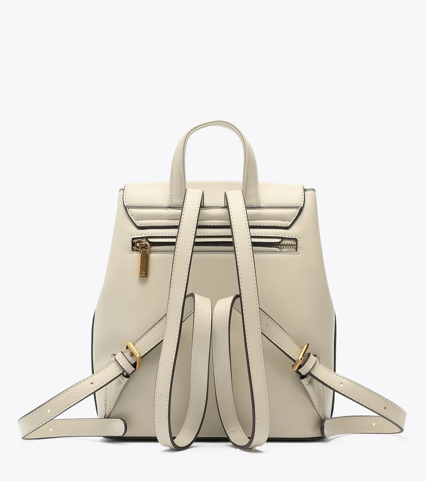 Zaino Axel chiusura a patta beige