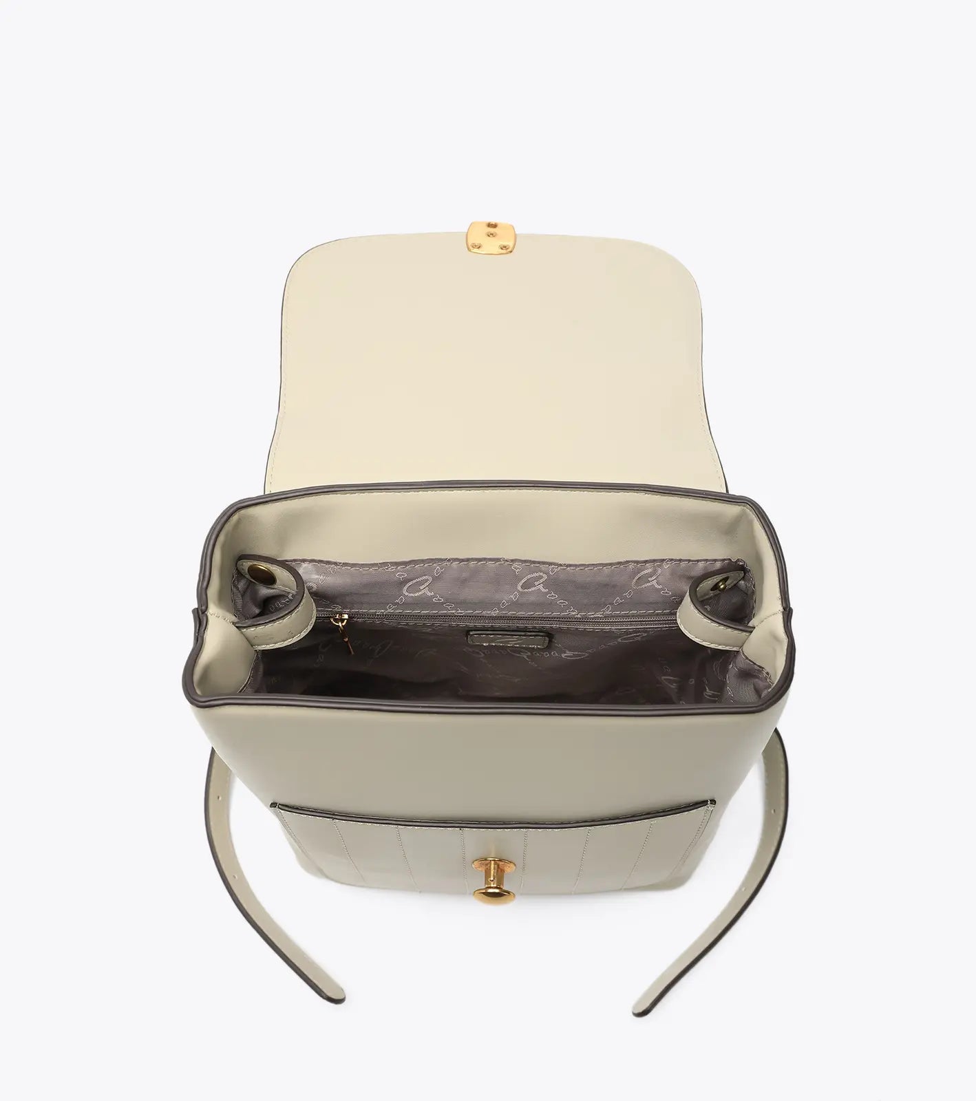 Zaino Axel chiusura a patta beige