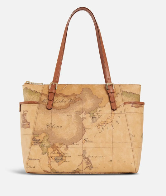 Shopping bag con fibbie 1a classe