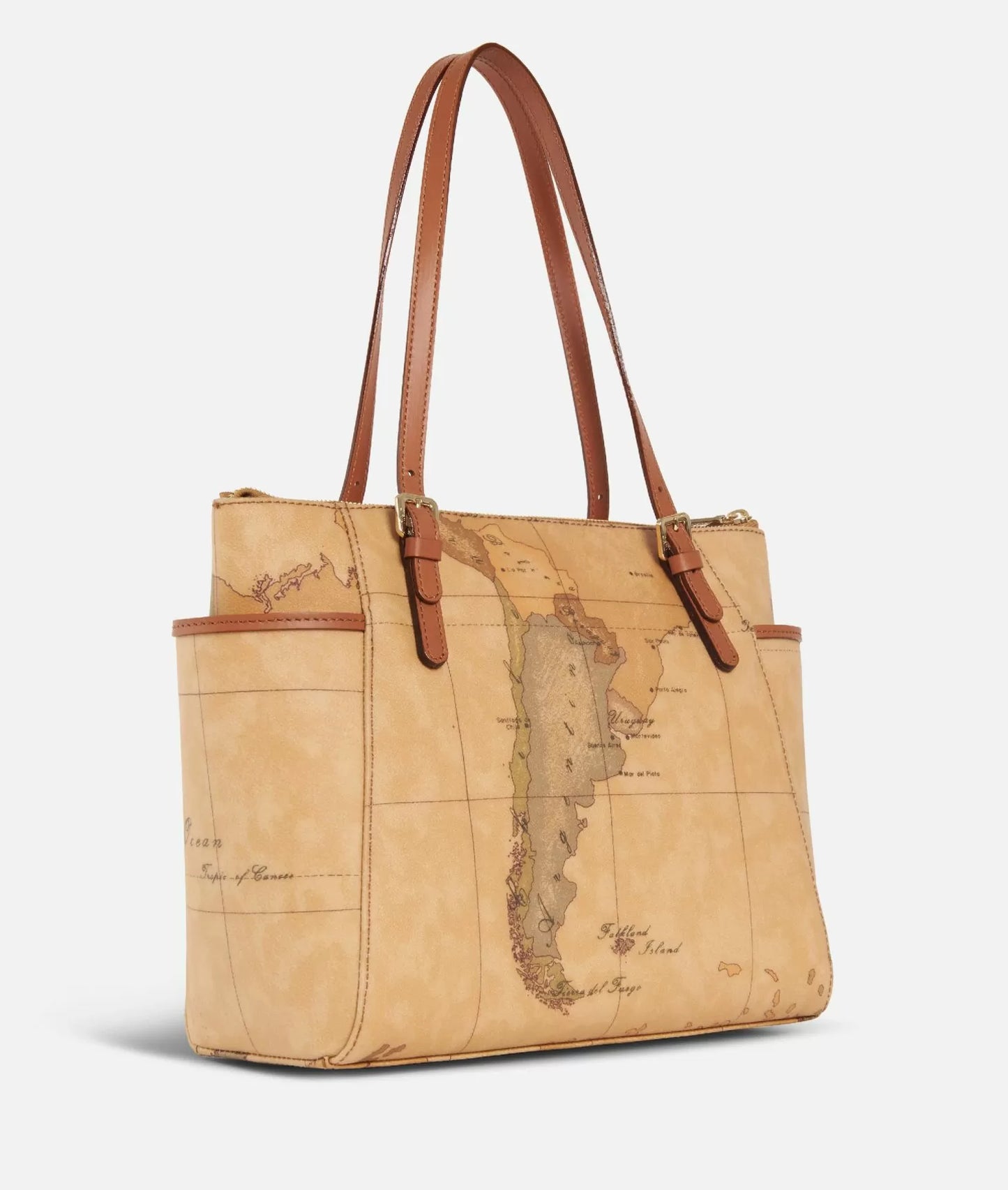 Shopping bag con fibbie 1a classe