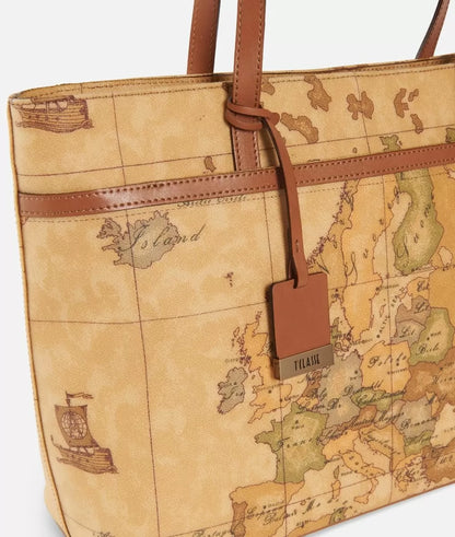 Borsa shopping con tasca 1a classe geo