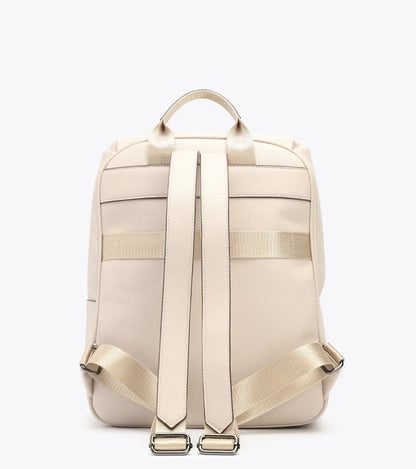 Zaino axel con tasca frontale beige