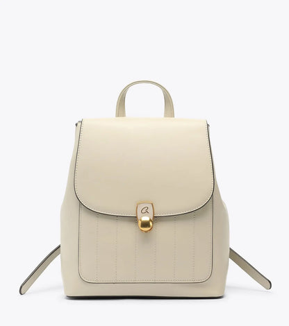 Zaino Axel chiusura a patta beige